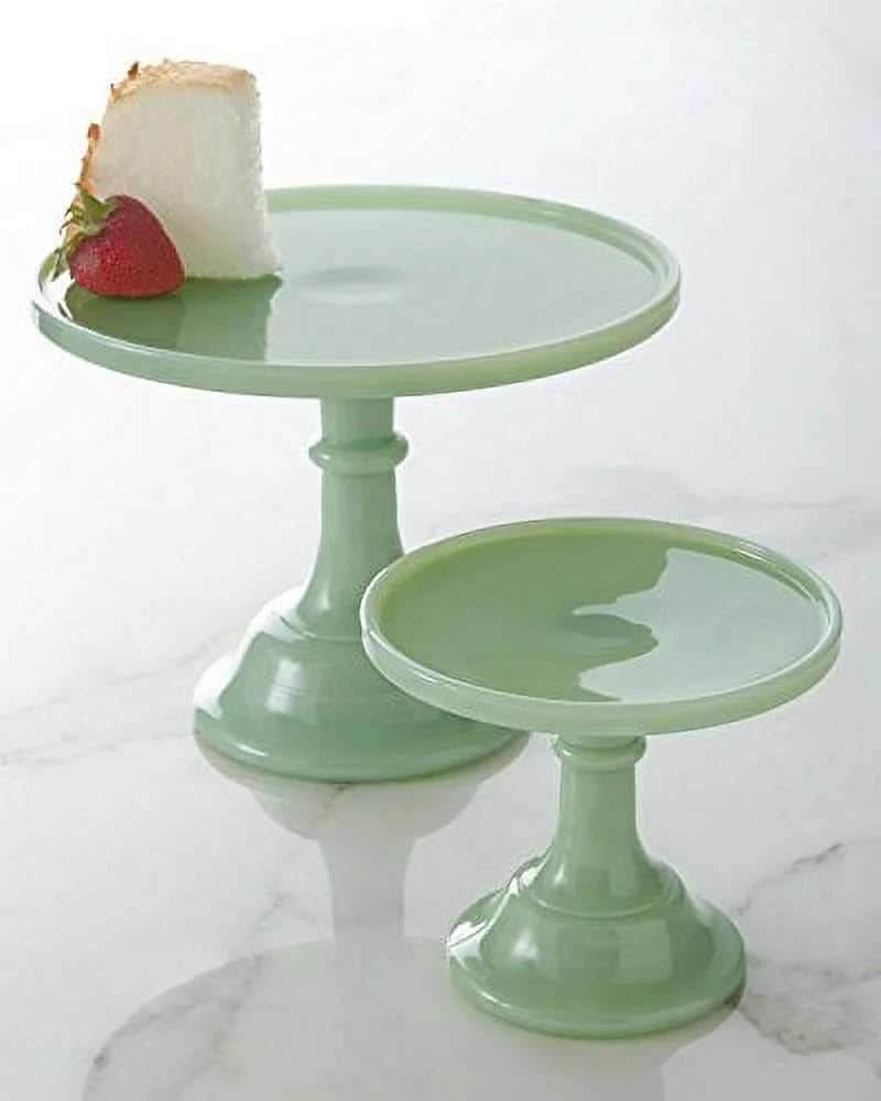 10" Jadeite Cake Stand Q516