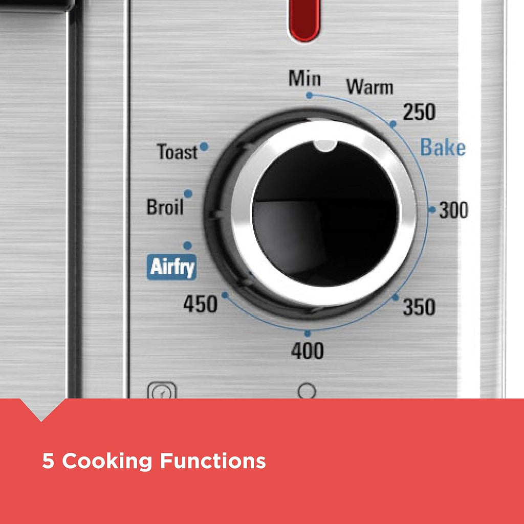 6-Slice Air Fry Toaster Oven, Stainless Steel Y953