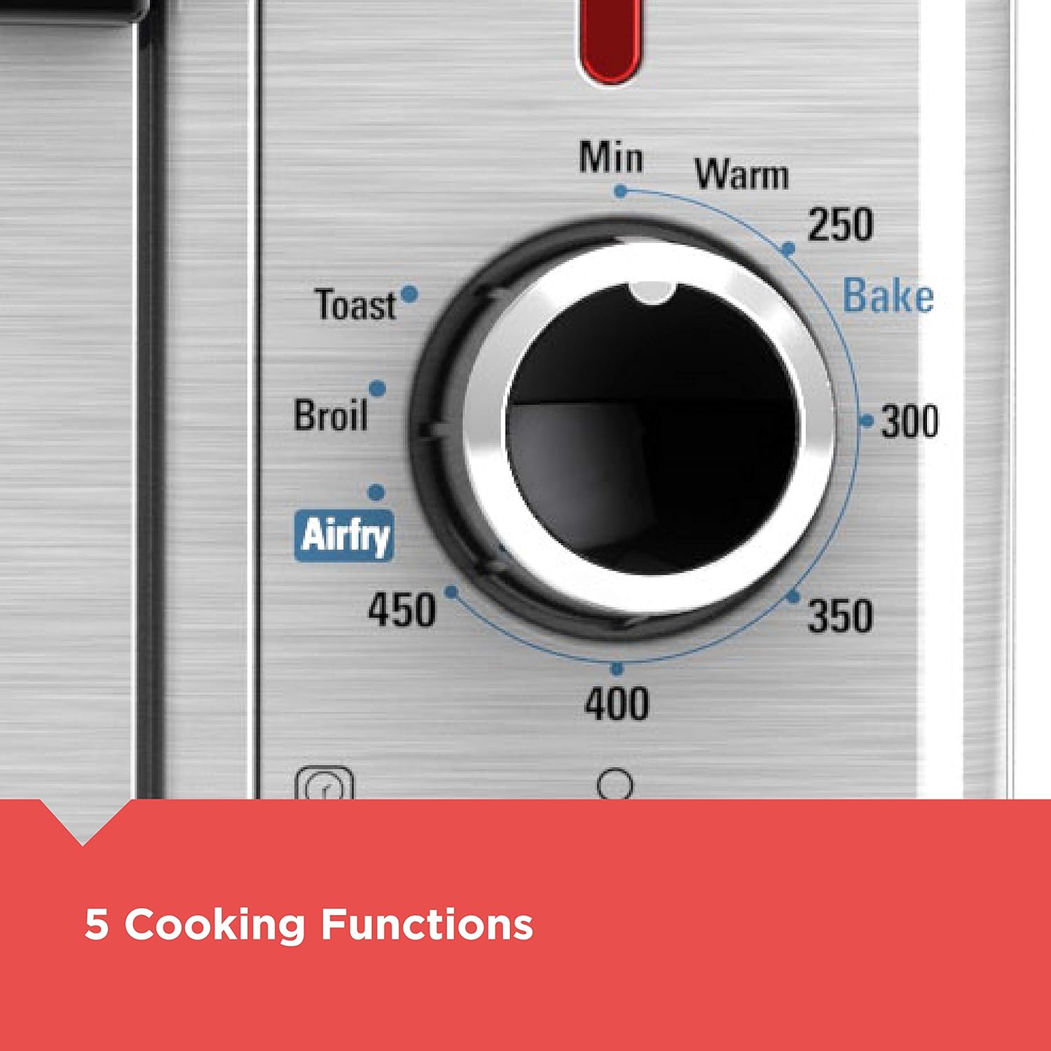 6-Slice Air Fry Toaster Oven, Stainless Steel Y953
