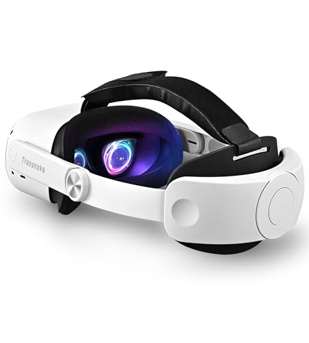 White Button VR Head Strap N466