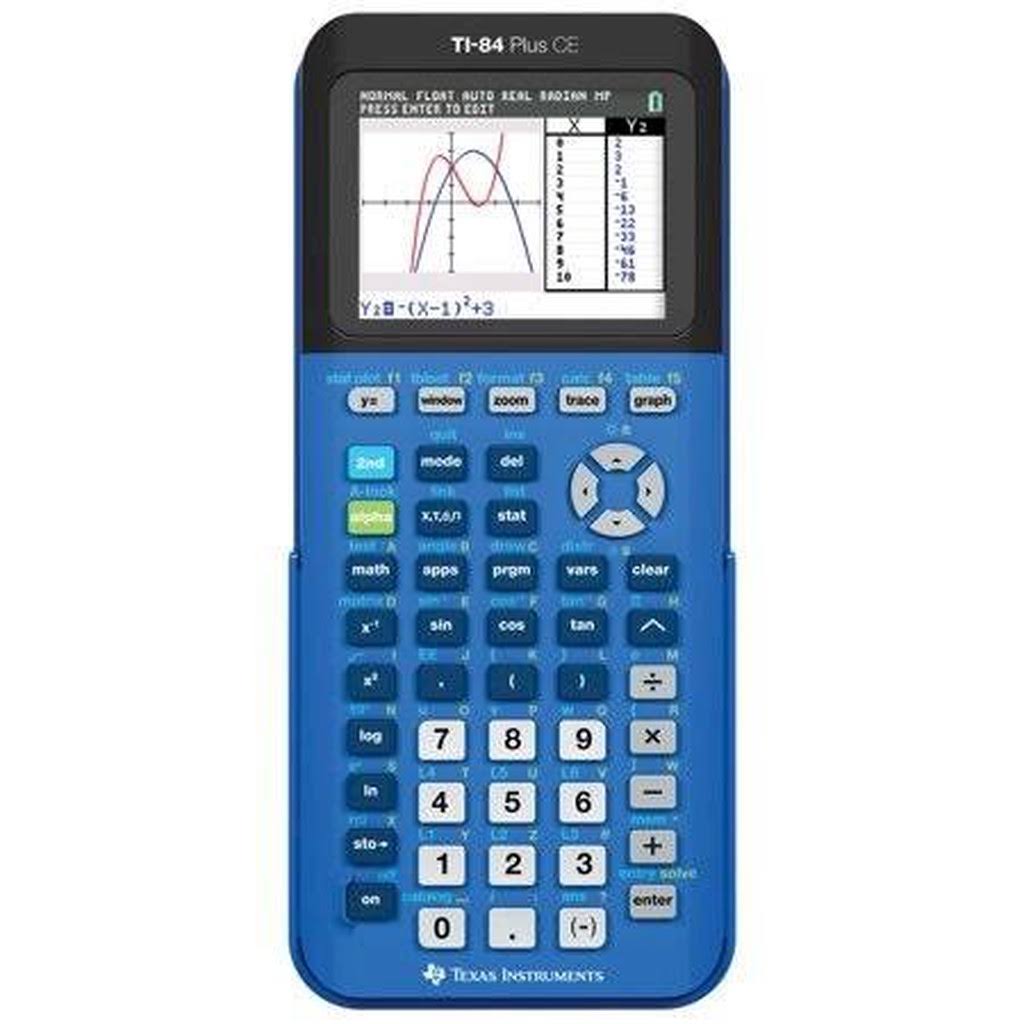 Blue Black Graphing Calculator O474