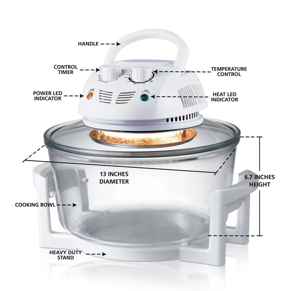Halogen Oven Air-fryer Infrared Convection Cooker Y692