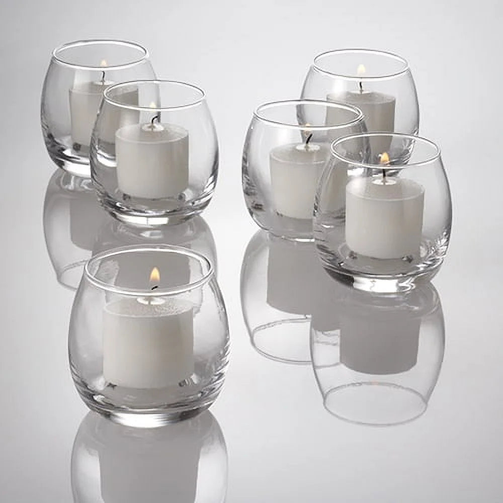 Set of 12 Votive Candle Holder Hurricane H8170