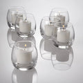 Set of 12 Votive Candle Holder Hurricane H8170
