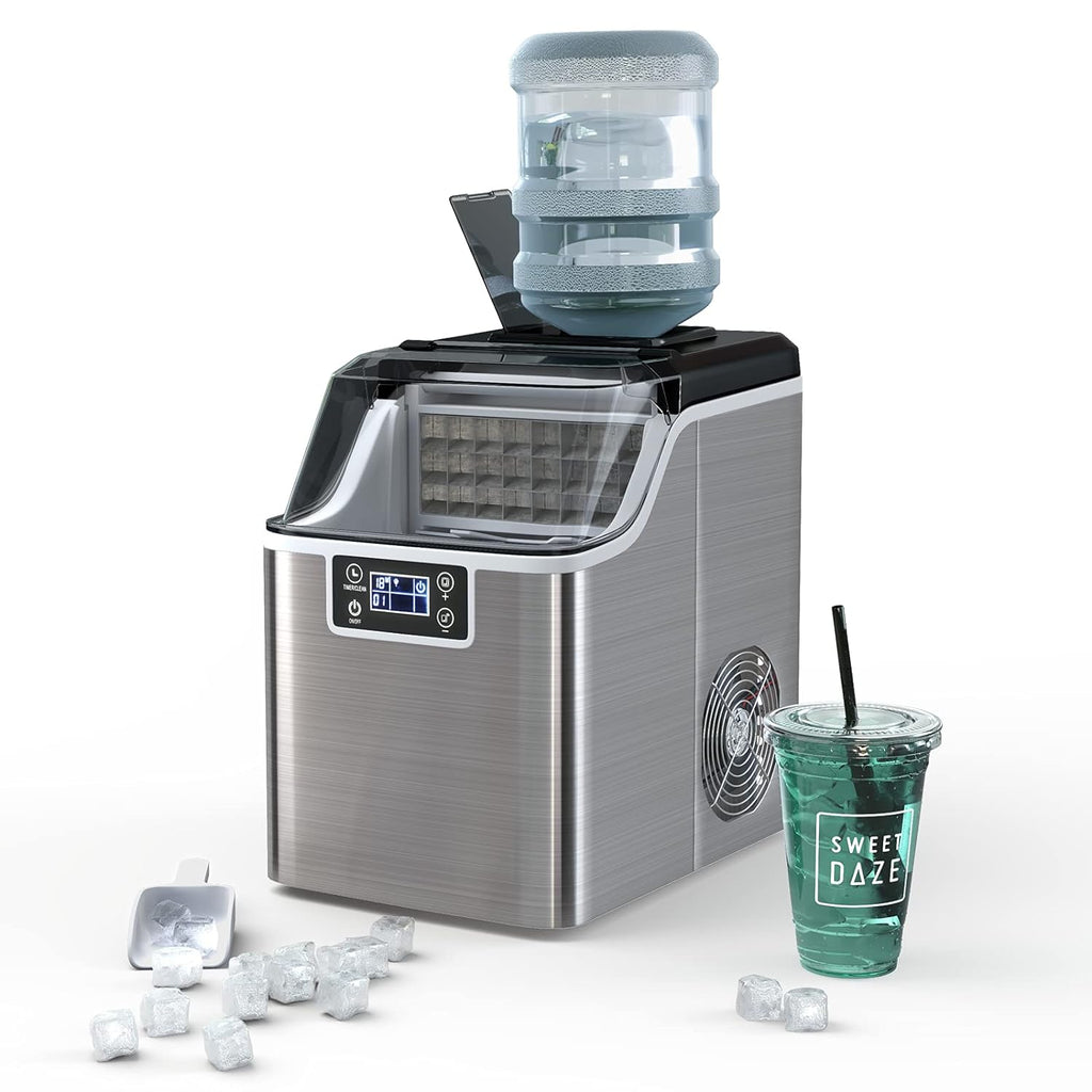 40LBS/24H Portable Compact Ice Machine with Auto Self-Cleaning Function B32166