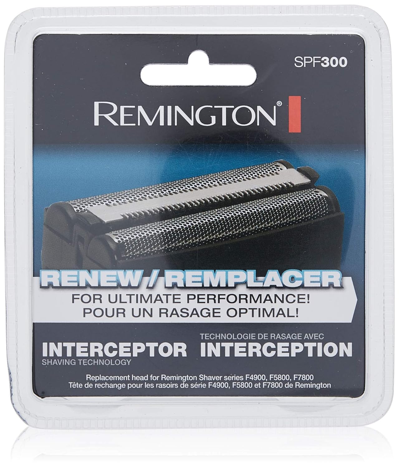 Men's Electric Foil Razor with Replacement Screen and Replacement Cutters D36599
