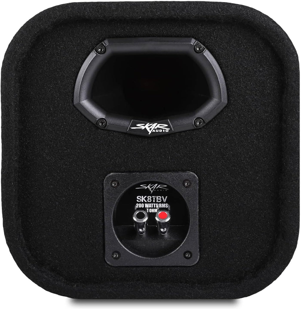 Single 8" 400 Watt Max Power Vented Subwoofer Enclosure Bass Tube R164