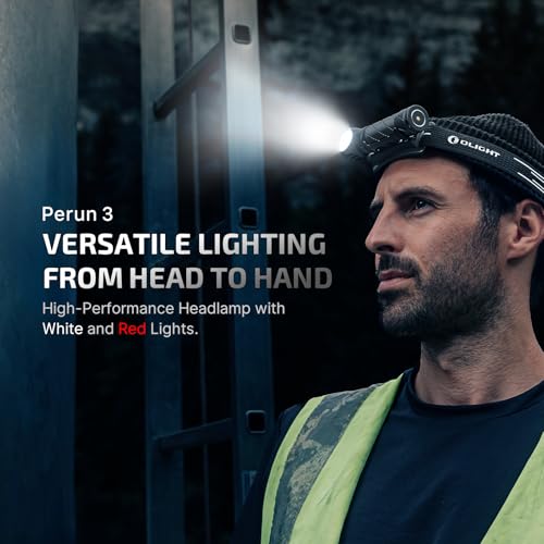 Rechargeable Headlamp Flashlight, 3000 Lumens LED Headlight with Red Light, Waterproof Head Lamp with Headband (Black) W89498