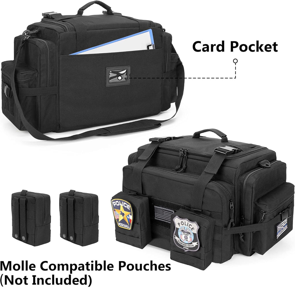 Black Patrol Bag with Laptop Layer T39551