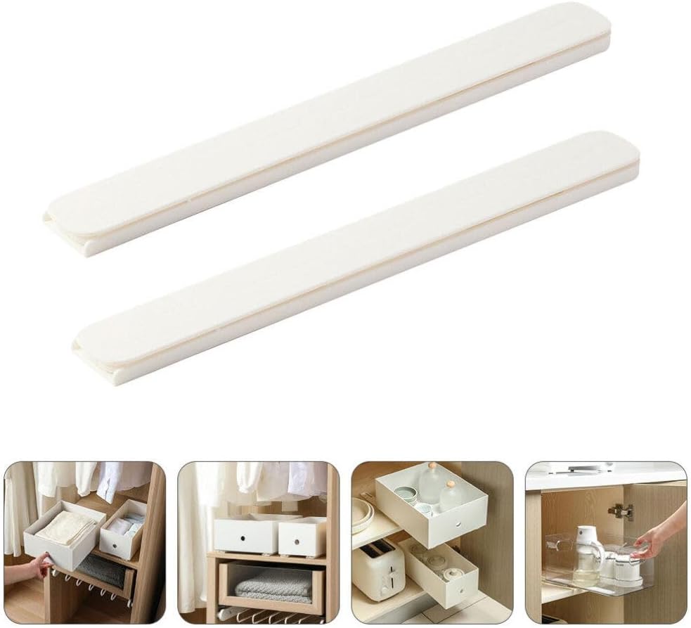 4Pcs Screw-On Plastic Drawer Slides P80730