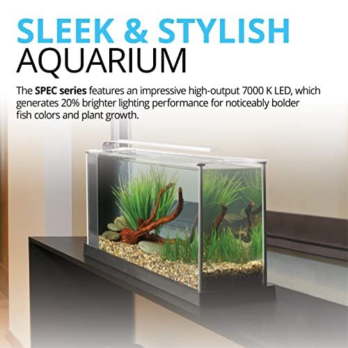 Freshwater Aquarium Kit with LED Lighting and 3-Stage Filtration V59672