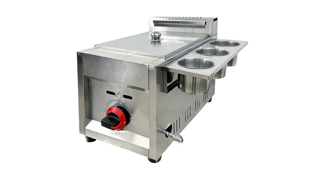 14 in. Outdoor Countertop Gas Deep Fryer, 3.5 Gallon I64193