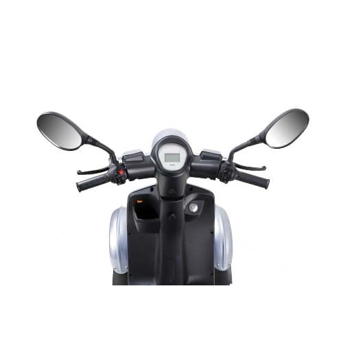 Pink Fat Tire Electric Mobility Scooter with LED Headlights and Basket S774