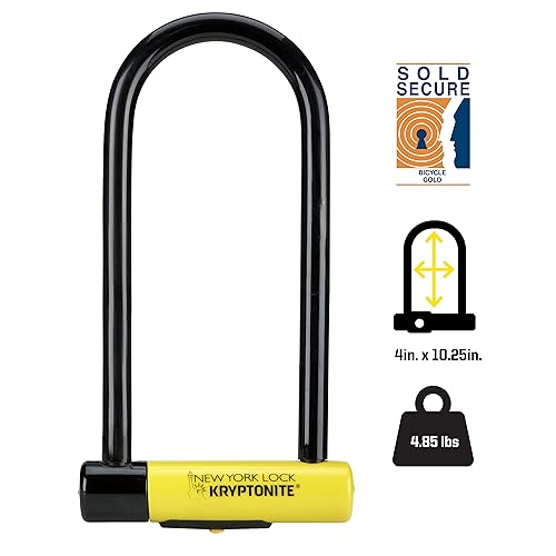 Heavy Duty Anti-Theft Bicycle U-Lock with 16mm Long Shackle W247242