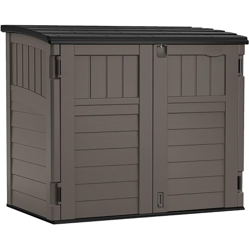Outdoor Storage Shed, Horizontal, 4' x 2.5', Stoney Grey Z50604