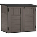 Outdoor Storage Shed, Horizontal, 4' x 2.5', Stoney Grey Z50604