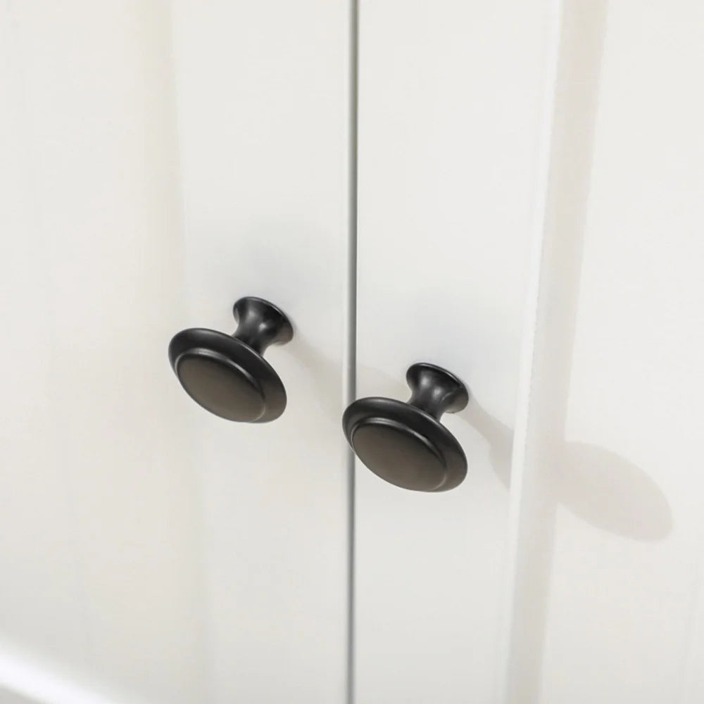 Crystal White Dark Walnut Under Sink Cabinet with Double Doors I3253