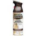 6pk 12oz Hammered Spray Paint Dark Brown U969