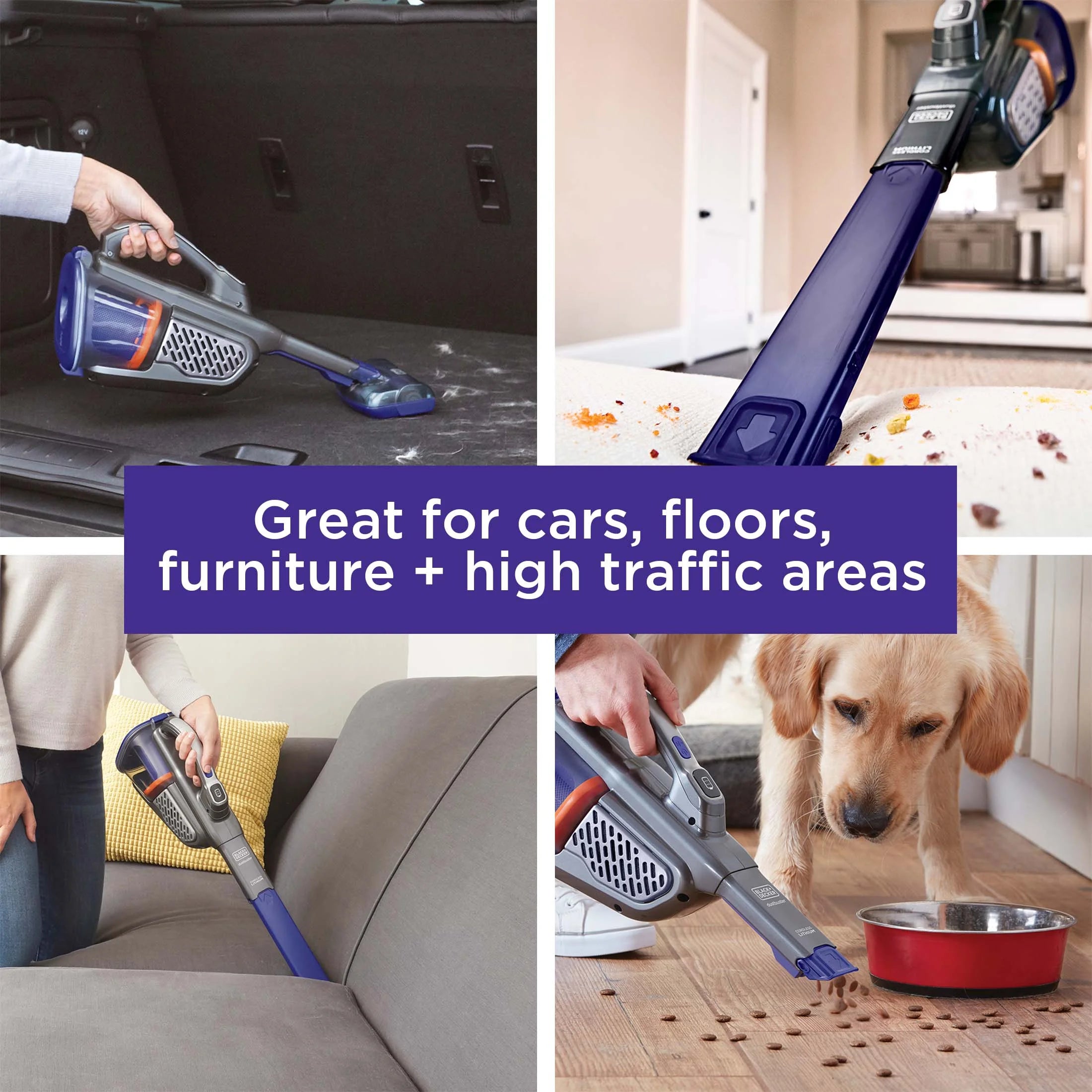 BLACK+DECKER dustbuster AdvancedClean+ Pet Handheld Vacuum F851067