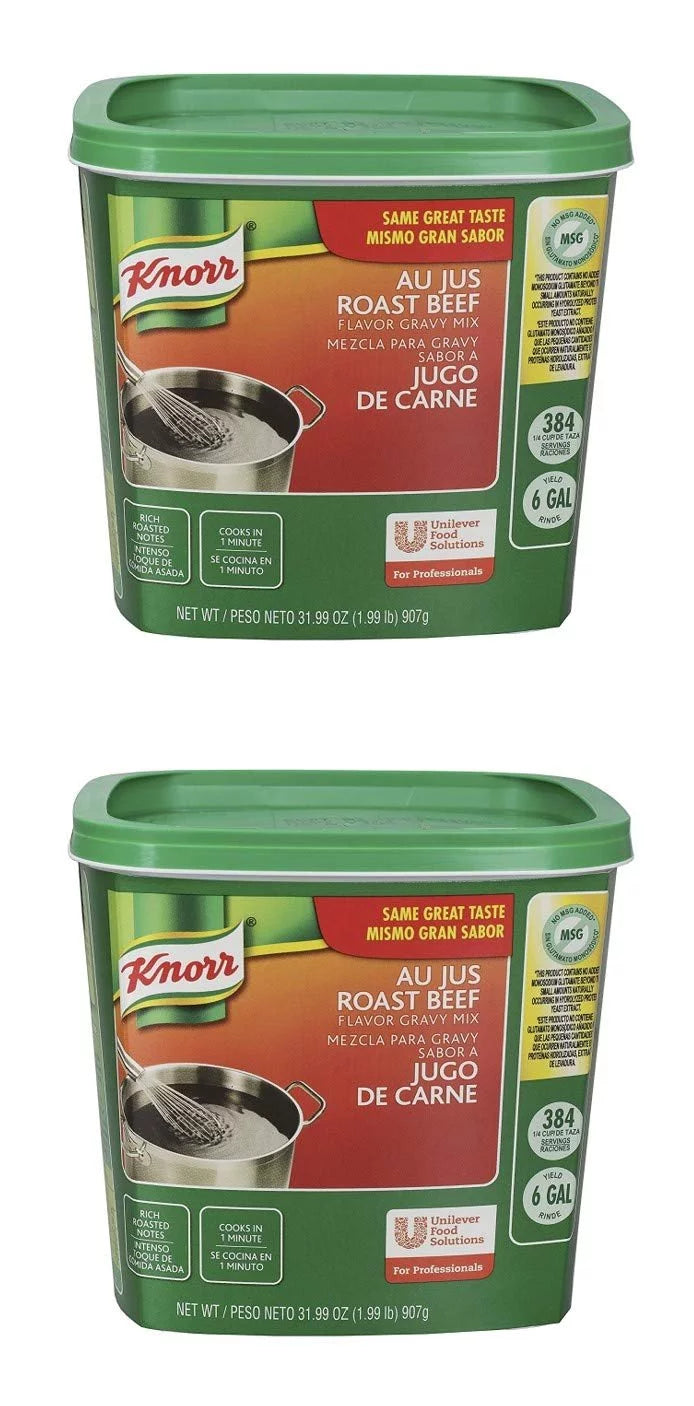 Au Jus Roast Beef Flavor Gravy Mix 1.99 lb, Pack of 2 F41421