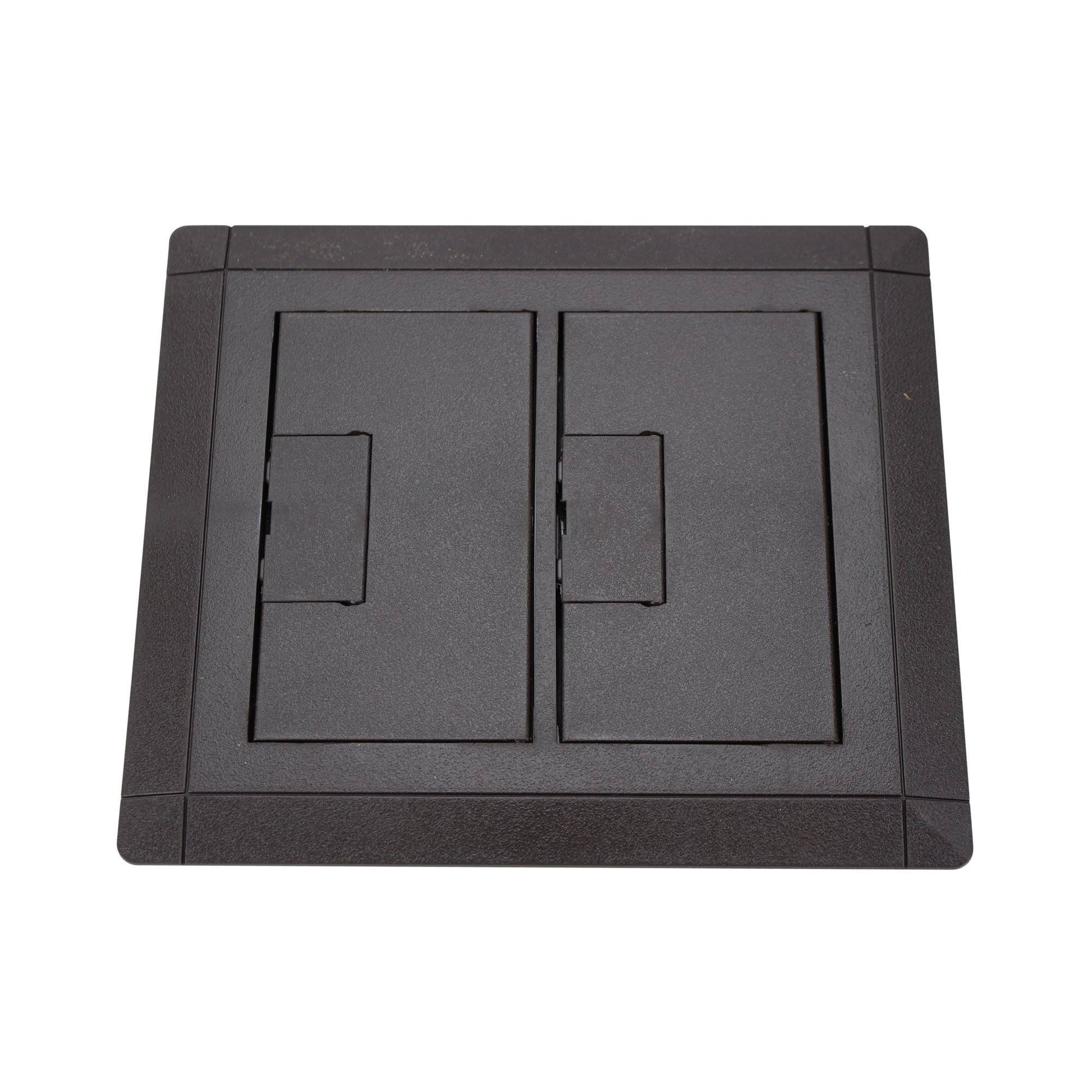 2 Gang Rectangular Floor Box Cover V2543