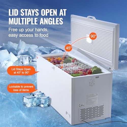 12.8 Cu.ft Chest Freezer with 4 Removable Baskets M7477