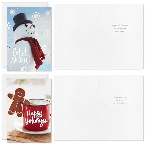 40 Cards and Envelopes Boxed Christmas Cards E670