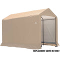 Replacement Cover Kit for Shed-in-a-Box 6 ft. x 10 ft. x 6 ft. 6 in. Heavy Duty PVC 14.5 oz. Tan L566214