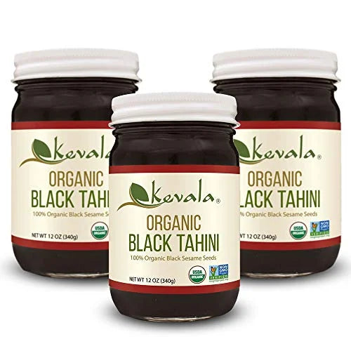 Organic Black Sesame Tahini 12oz (3 Pack) J179