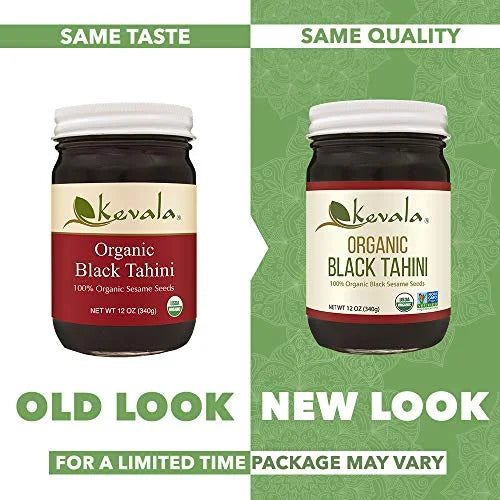 Organic Black Sesame Tahini 12oz (3 Pack) J179