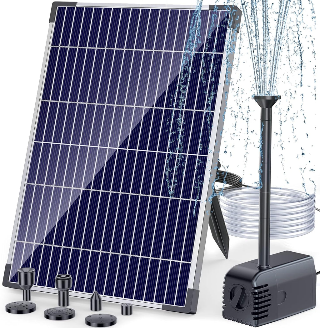 12 Watt Solar Fountain Pump Kit with PVC Tubing S6458