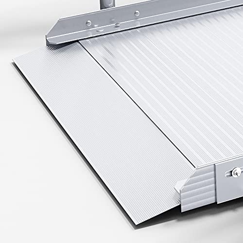 36-inch Wide Aluminum Wheelchair Ramp with Handrails, 72 inches K9839