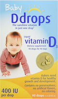 Baby Liquid Vitamin D3 400 IU 2.5 oz (90 drops) Pack of 2 P9257