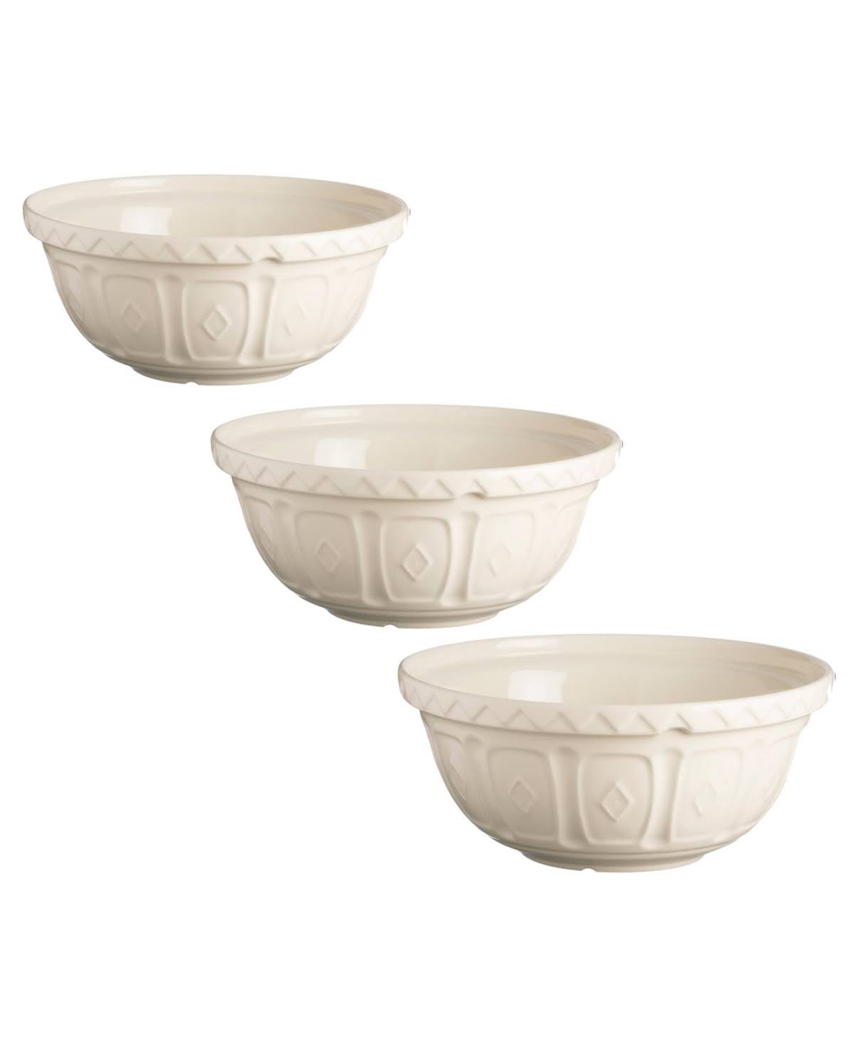 3-Piece Cream Mixing Bowl Set M946431