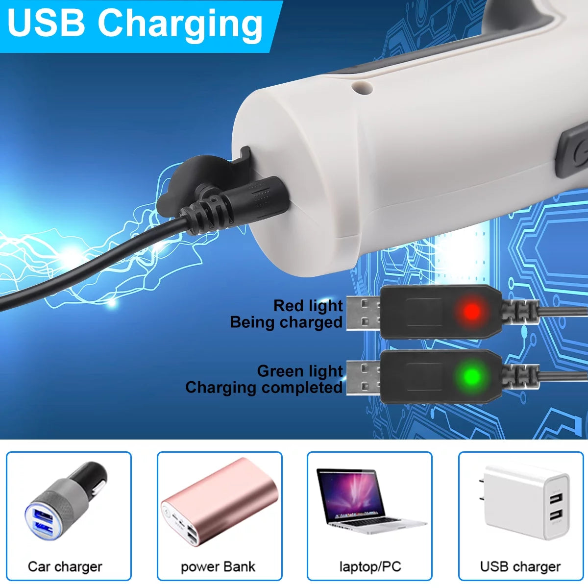 4 In 1 Handheld Wireless Car Vacuum Cleaner 9000Pa Strong Suction Mini Cleaner U558224