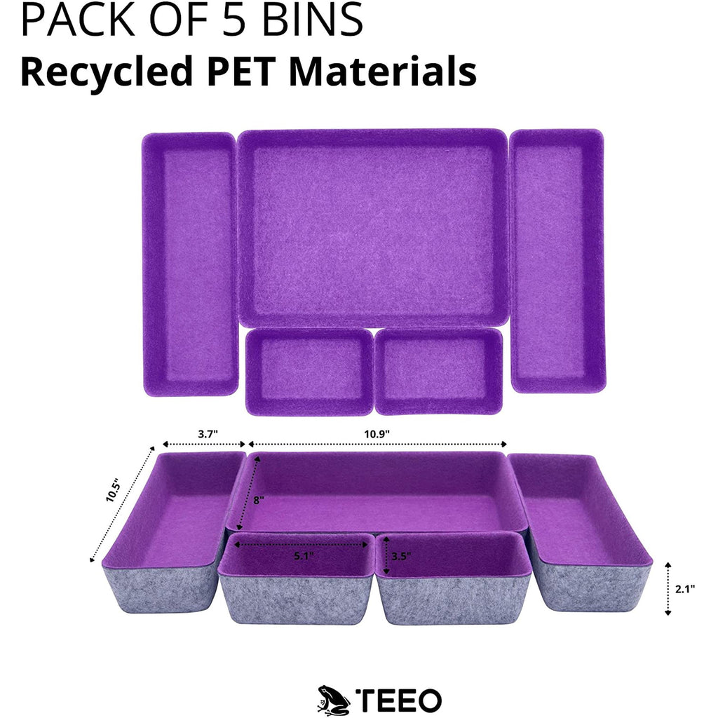 Felt Drawer Organizer Pack of 9 I1534