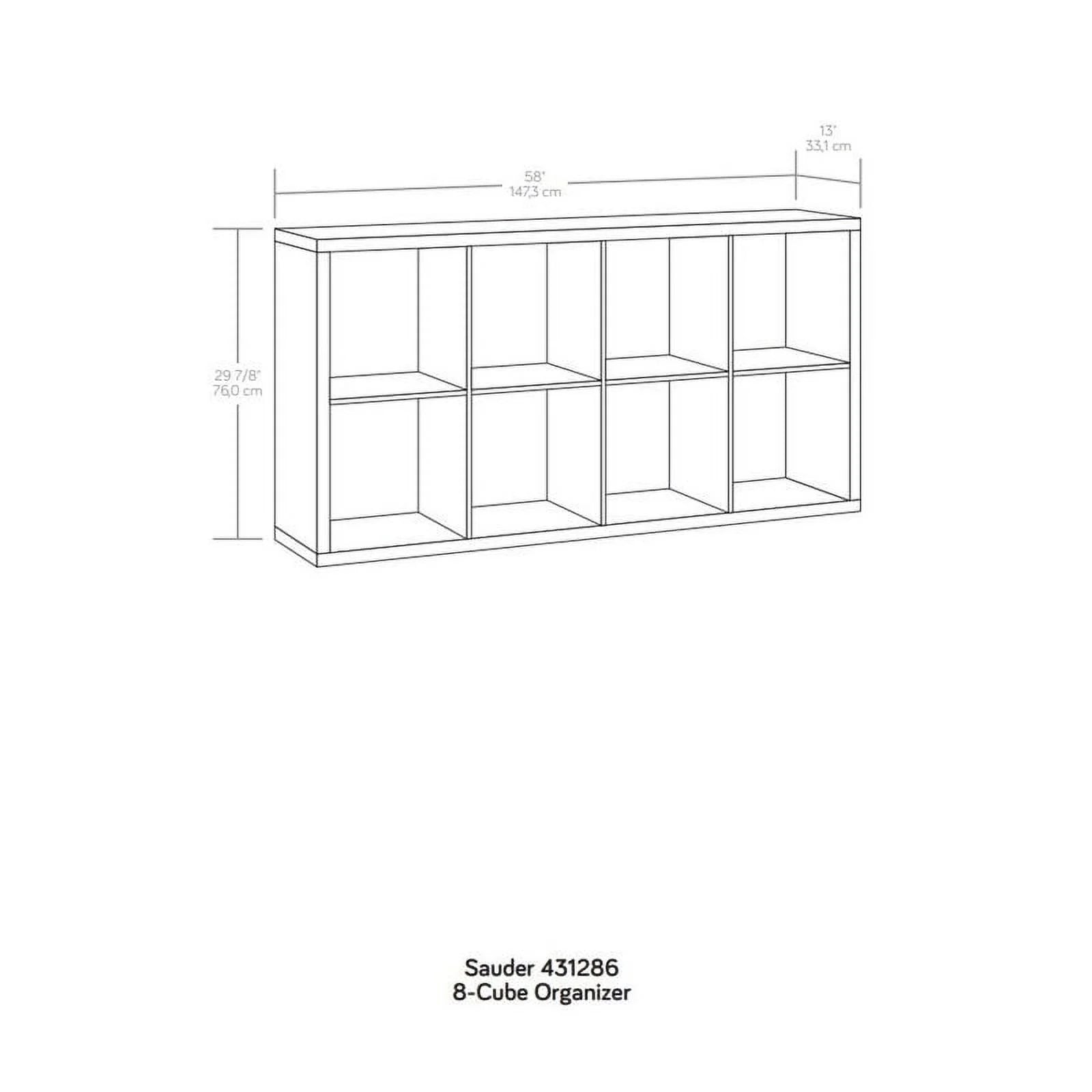 8-Cube Organizer Storage Bookshelf, Mystic Oak Finish Z280