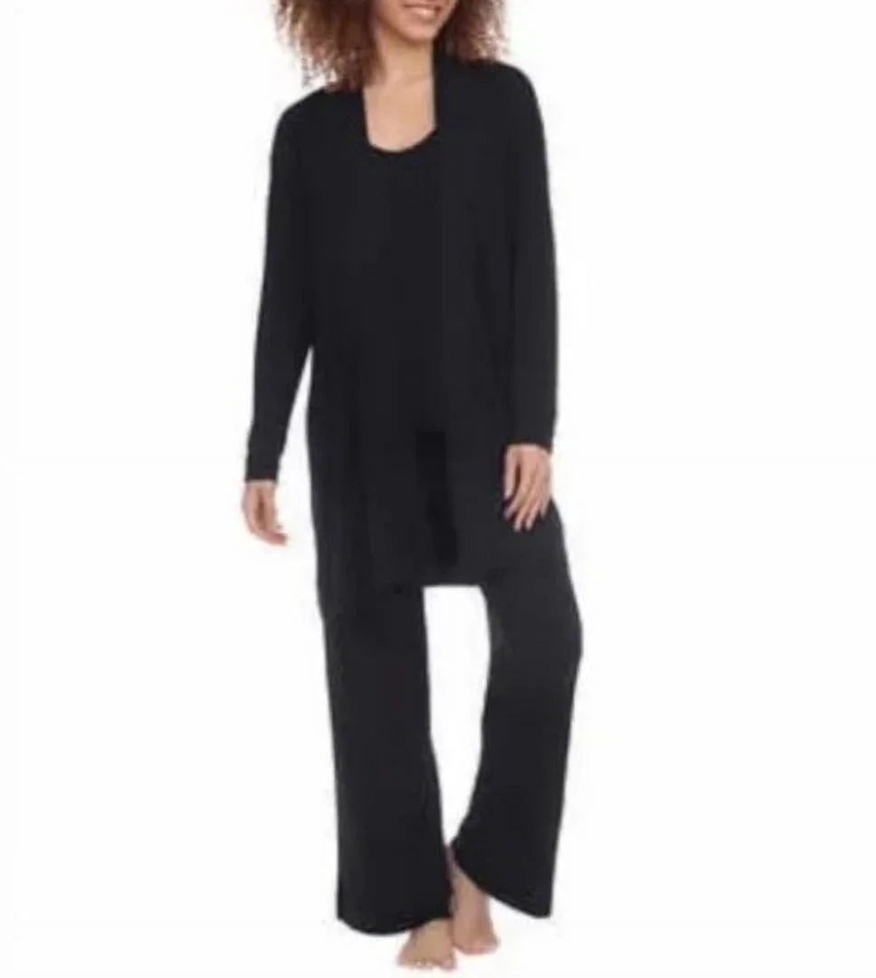 Black 3-piece Modal Lounge Set P825