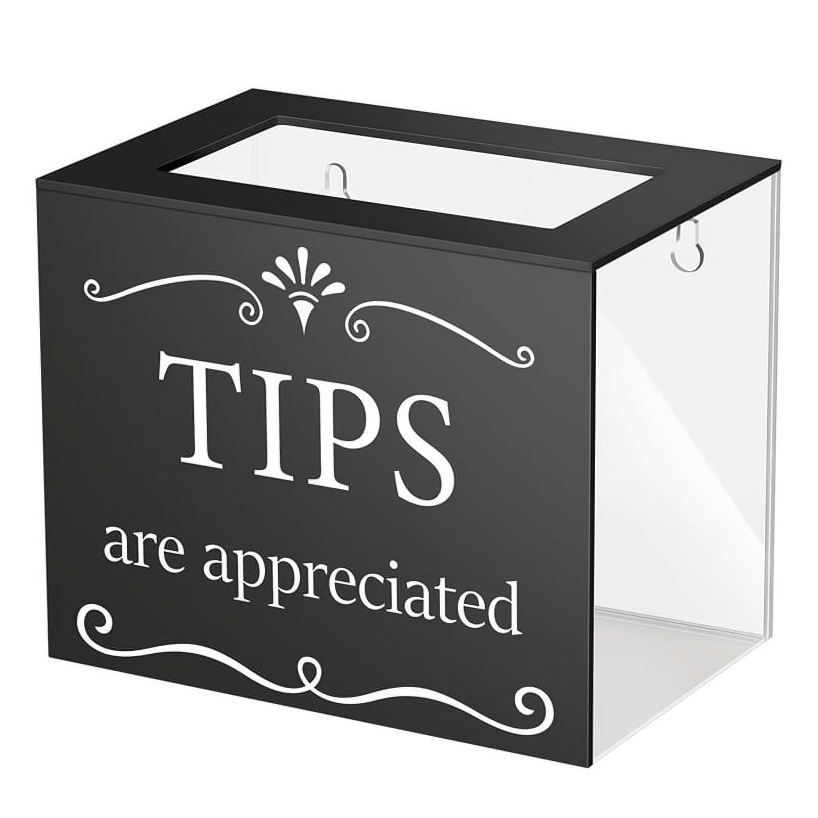 Acrylic Cash Box Storage Container G2501