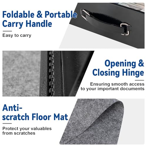 Fireproof Document Box with Combo Lock F586