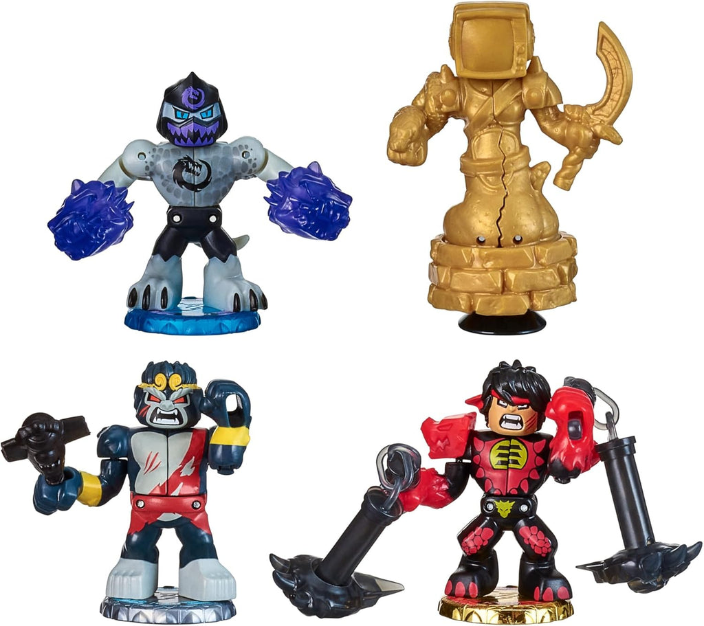 3 Mini Battling Warriors with Training Practice Piece and Exclusive Joystick Controller Q38462