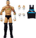 WWE Elite Action Figure & Accessories Set, 6-inch Collectible with Swappable Hands R70332