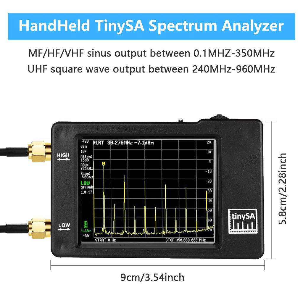 2.8inch Touchscreen 100KHz-960MHz Spectrum Analyzer N7673