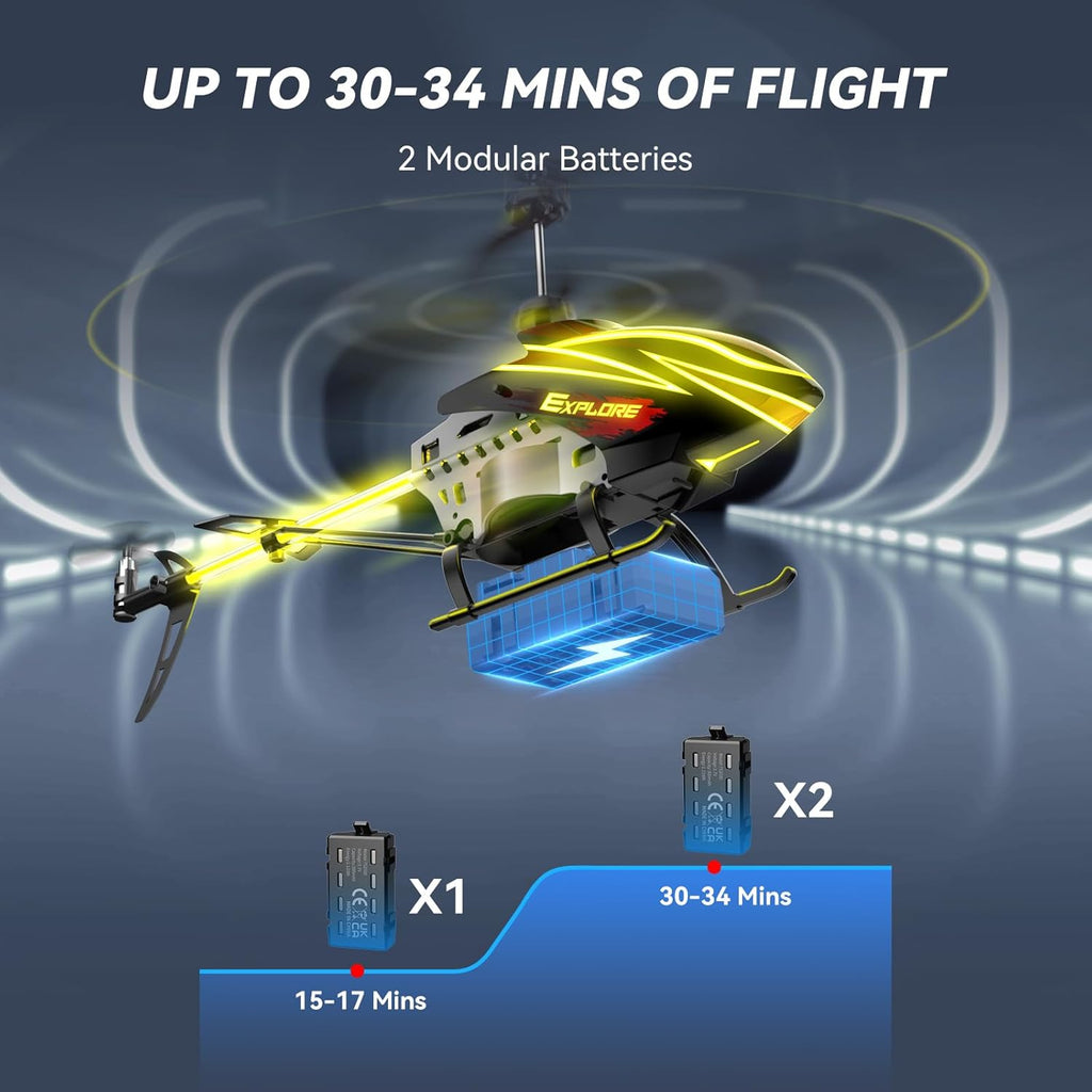 Blue 3.5 Channel RC Helicopter T7024