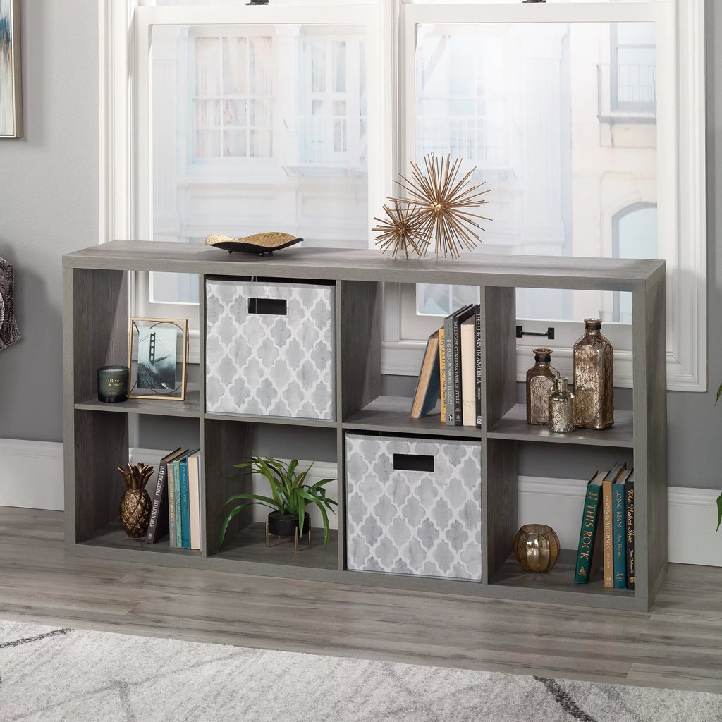8-Cube Organizer Storage Bookshelf, Mystic Oak Finish Z280