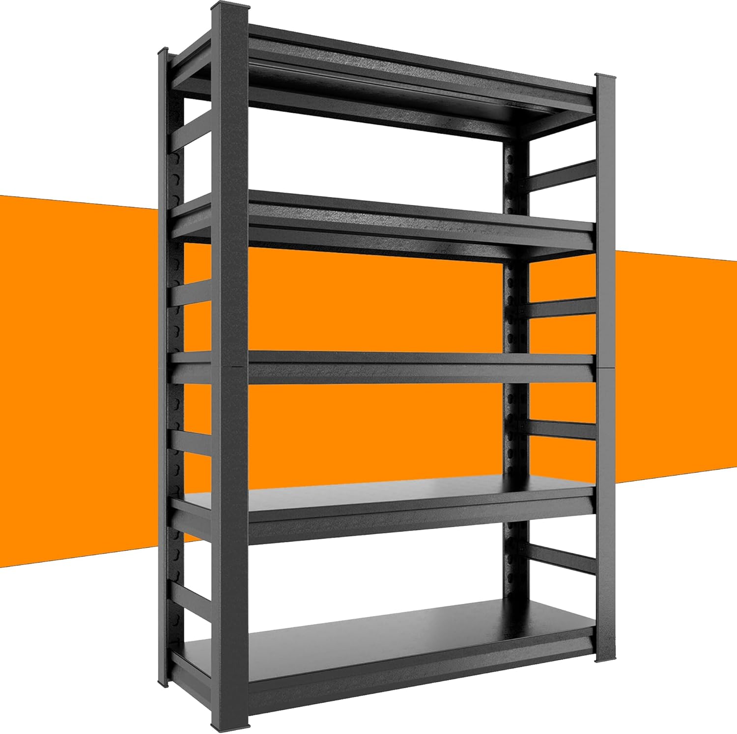 5 Tier Adjustable Metal Garage Shelving 31.5" W X 15.7" D X 63" H R126857