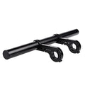 Black Aluminum Alloy 30cm Handlebar Extender U458075