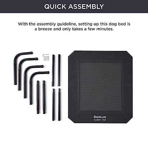 Large Elevated Cooling Outdoor Dog Bed B30184