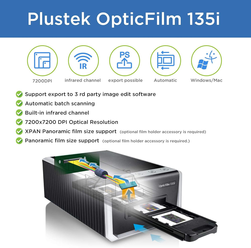 Automatic 35mm Film & Slide Scanner with 7200 dpi Resolution R68510