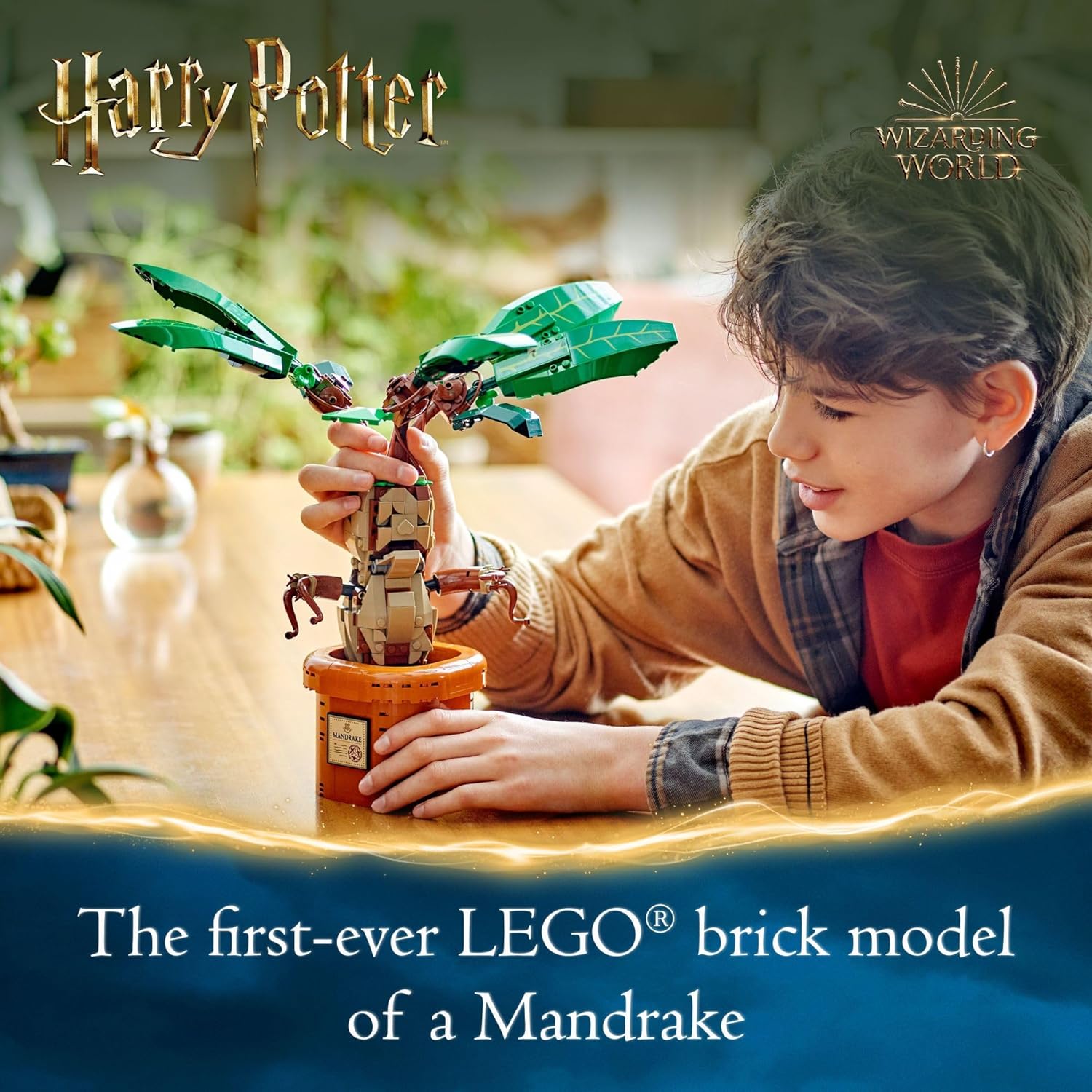Mandrake Figure & Pot Plant Toy F76962